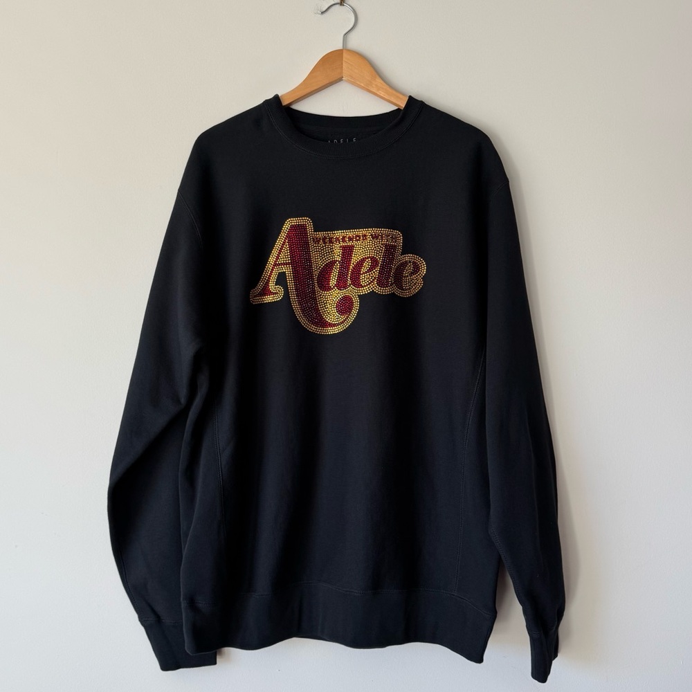 Weekends with Adele Residency Official Bling Rhinestone Crewneck Sweatshirt